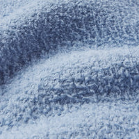 Men's Wedgewood Blue Eco-Friendly Boucle Hoodie - Relaxed Fit Design