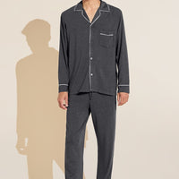 Men's Soft & Breathable TENCEL™ Modal Long Pajama Set - Machine Washable Comfort