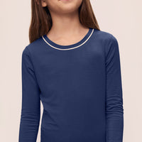 Unisex Kids Long Sleeve TENCEL™ Modal Pajama Set - Soft & Cozy Sleepwear