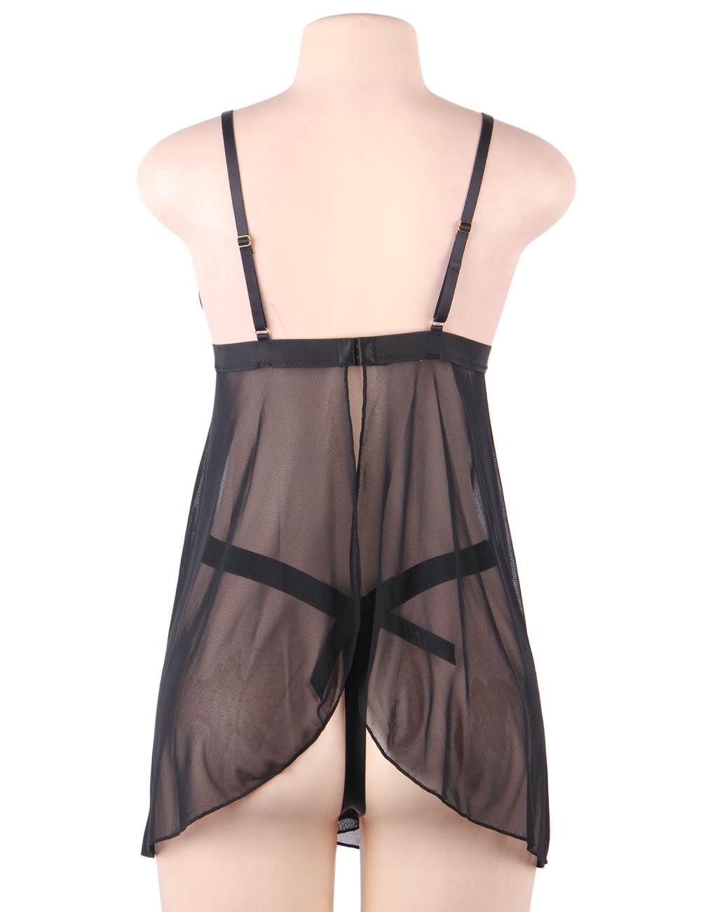 Black Babydoll Lingerie Set - Luxury Women's Nightwear