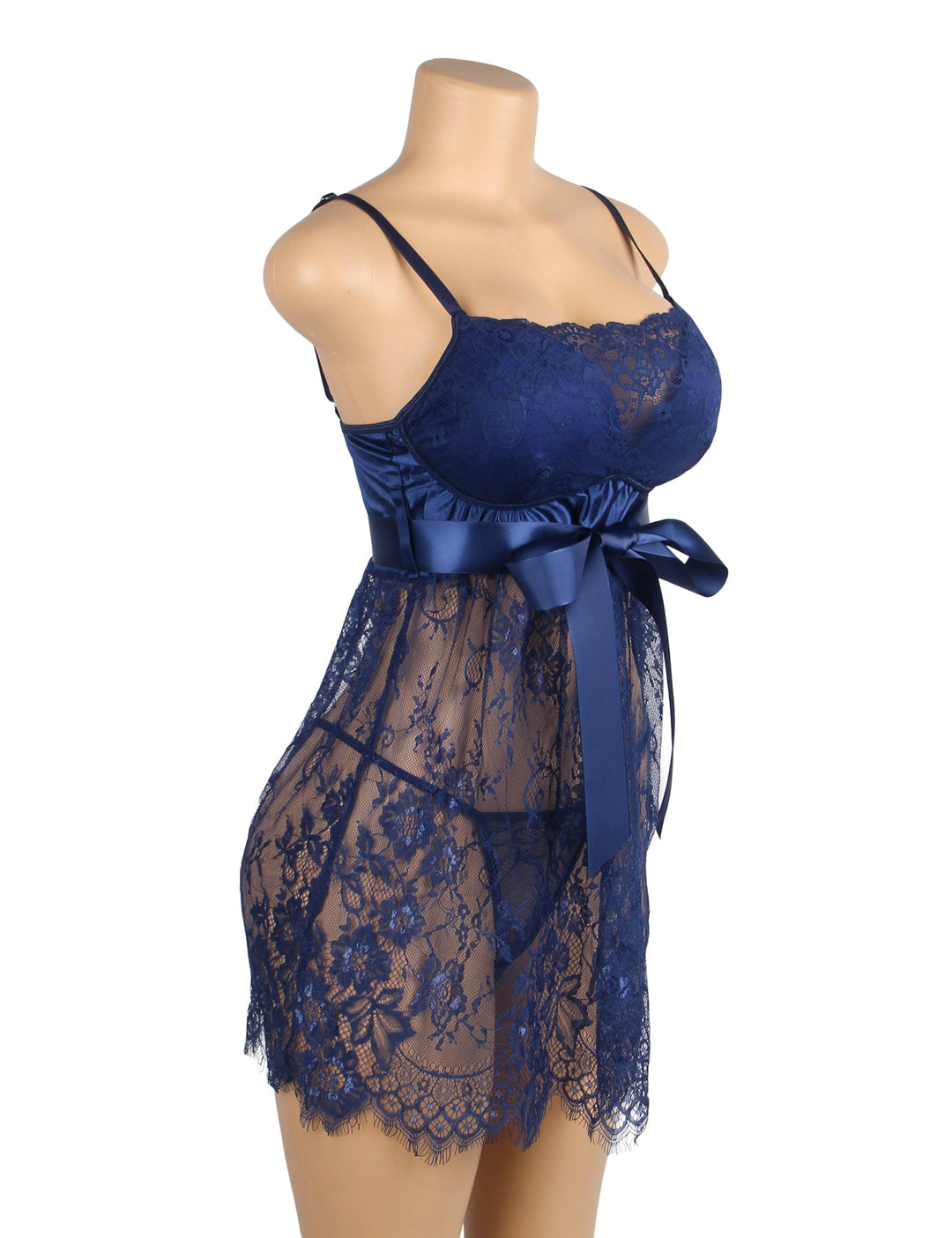 Lace Nightwear Blue Sexy Elegant Design