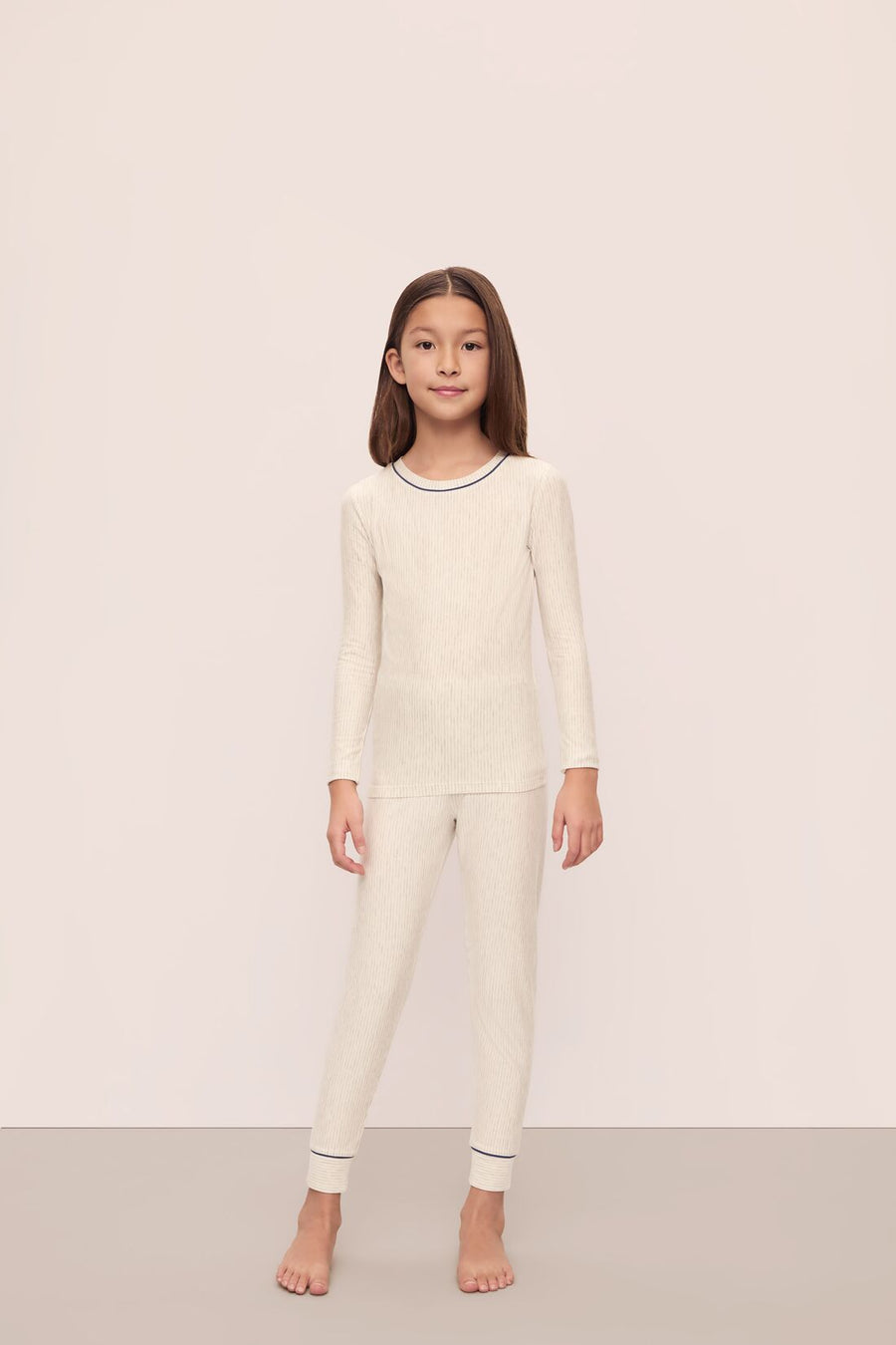 Ultra-Soft Kids' Pajama Set – Long Sleeve TENCEL™ Modal Sleepwear for Safe Comfort