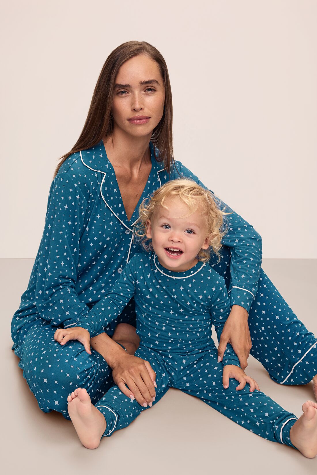 Kids' Long Sleeve TENCEL™ Modal Cozy Pajama Set – Comfortable Sleepwear for Children
