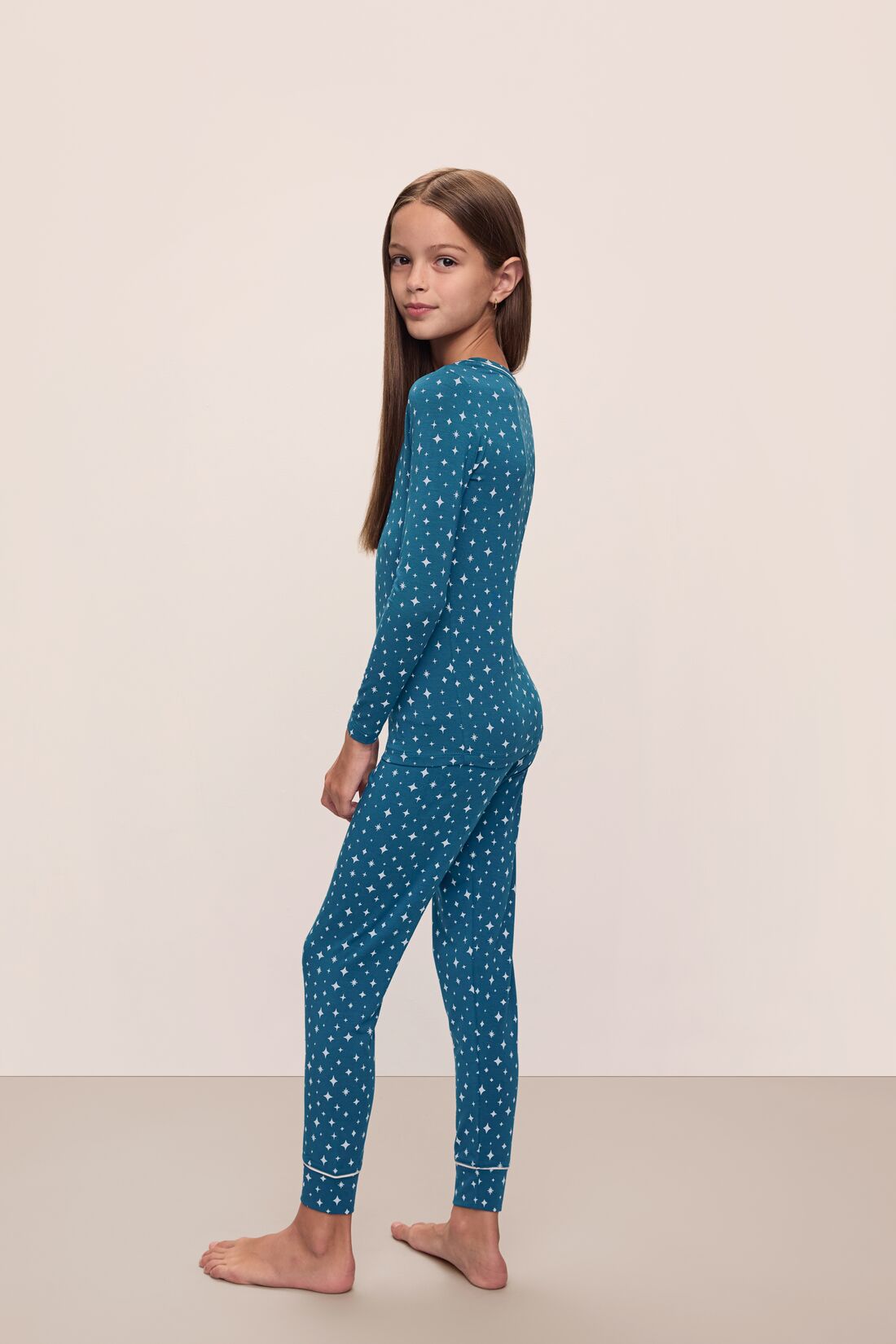 Kids' Long Sleeve TENCEL™ Modal Cozy Pajama Set – Comfortable Sleepwear for Children