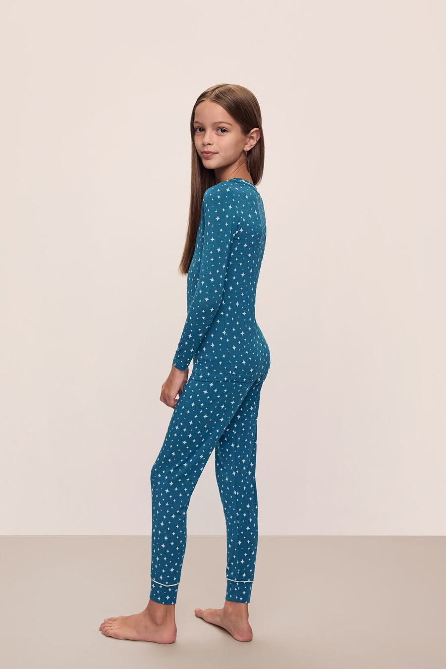 Kids' Long Sleeve TENCEL™ Modal Cozy Pajama Set – Comfortable Sleepwear for Children