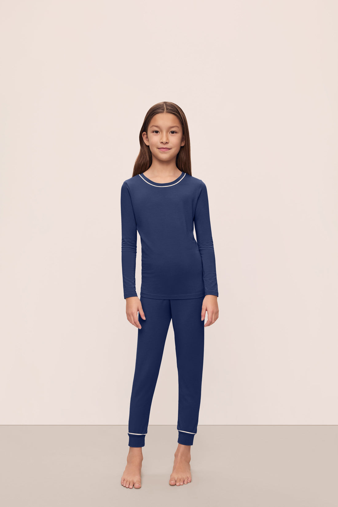 Unisex Kids Long Sleeve TENCEL™ Modal Pajama Set - Soft & Cozy Sleepwear