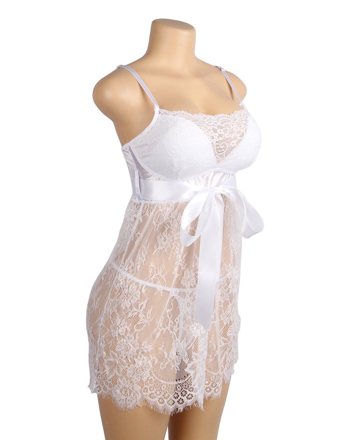 Sexy White Lace Nightdress | Women's Nightwear